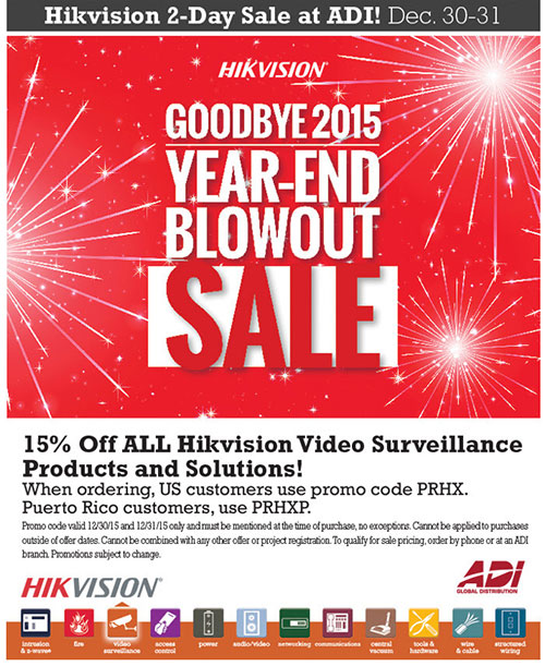 تخفیف ویژه Hikvision