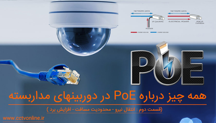 همه چیز درباره PoE در دوربین مداربسته ( قسمت دوم : انتقال نیرو - محدودیت مسافت - افزایش برد )