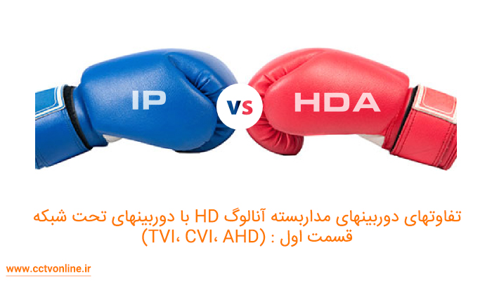 تفاوت دوربین مداربسته آنالوگ HD با دوربین مداربسته تحت شبکه