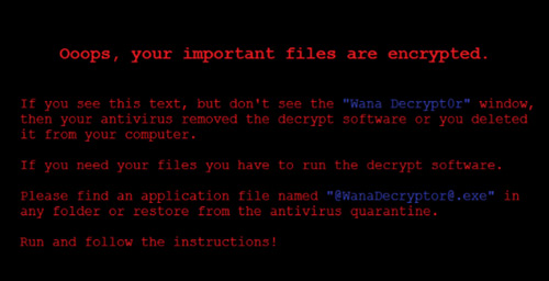 بدافزار باج گیری Ransomware WannaCry